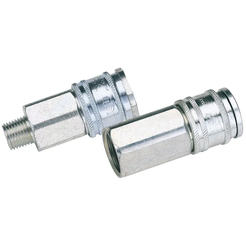 DRAPER 1/2" BSP Parallel Euro Coupling Male Thread (Sold Loose)