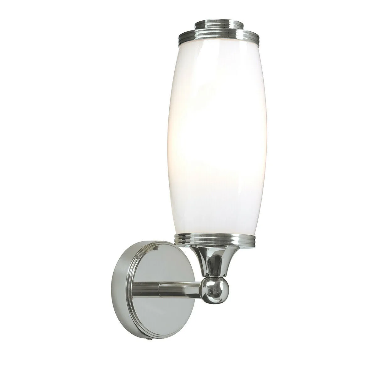 IP44 Wall Light Enclosed Glass Shade LED Included Polished Chrome LED G9 3.5W