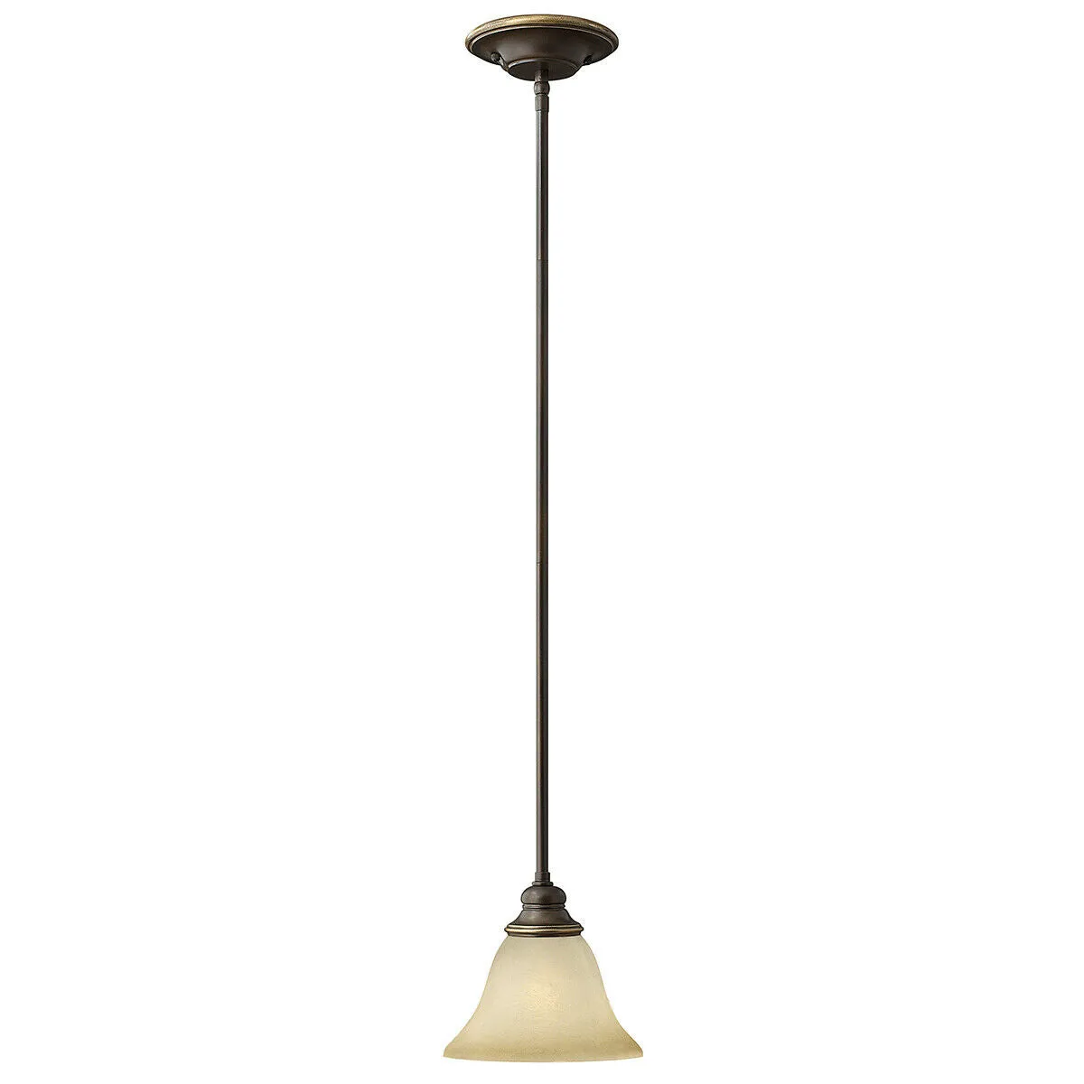 1 Bulb Ceiling Pendant Light Fitting Antique Bronze LED E27 60W Bulb