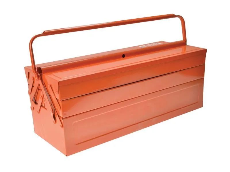 Bahco Steel Cantilever Tool Box, 22in, Orange