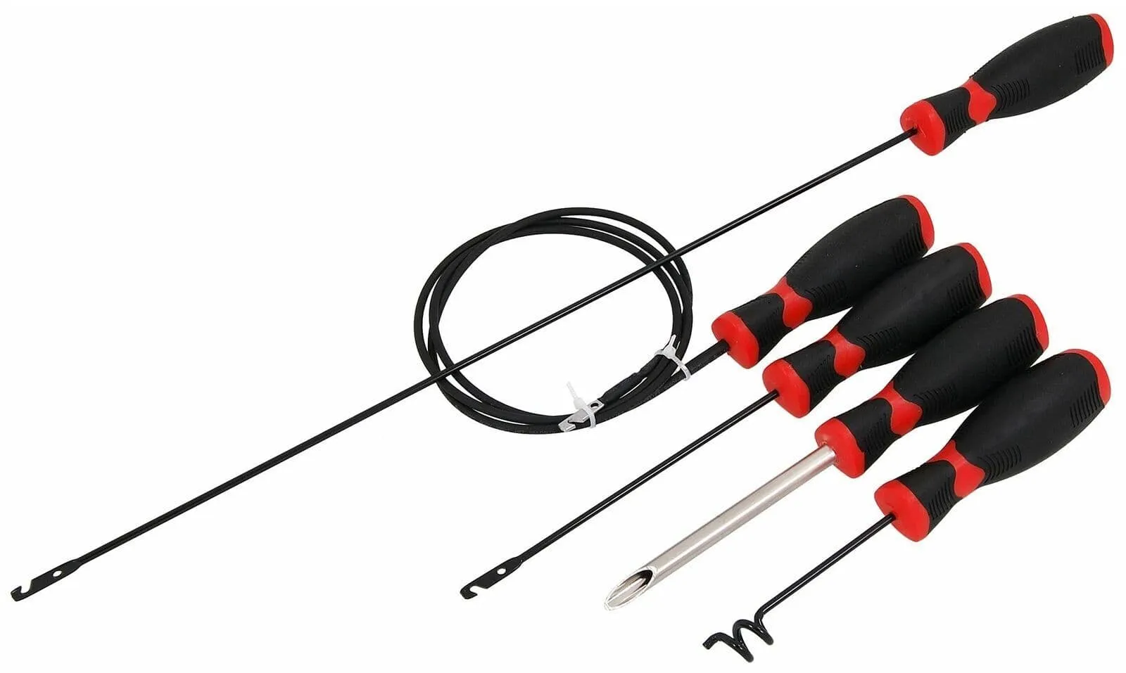 5Pc Automotive Wiring Loom Threading Tool Kit Set - Pulling & Feeding