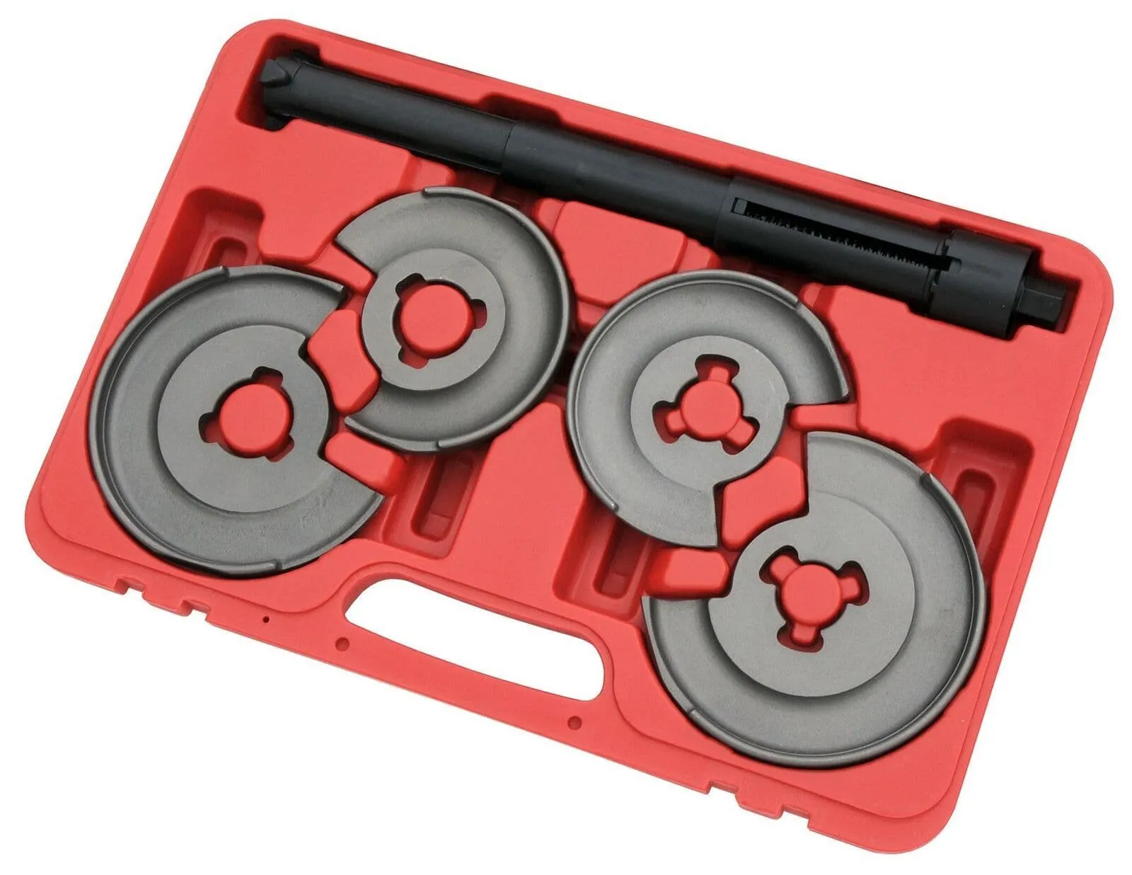 5Pc Coil Spring Compressor Telescopic Repair Tool Kit For Mercedes Benz Car