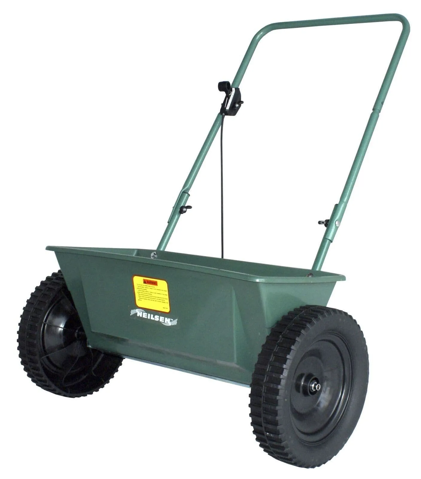 60Lb Multi Use Push Along Spreader For Salt Grit Seed Fertiliser