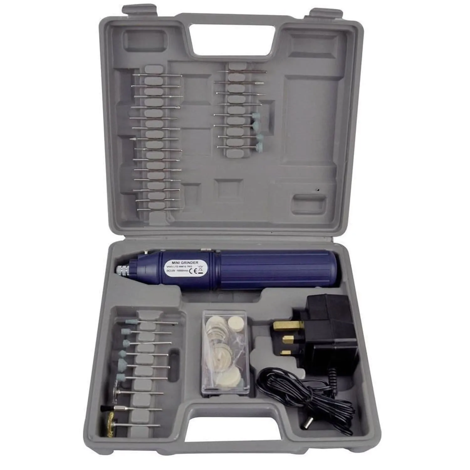 60Pc Cordless Rotary Multi Tool Hobby Precision Drill + Accessories