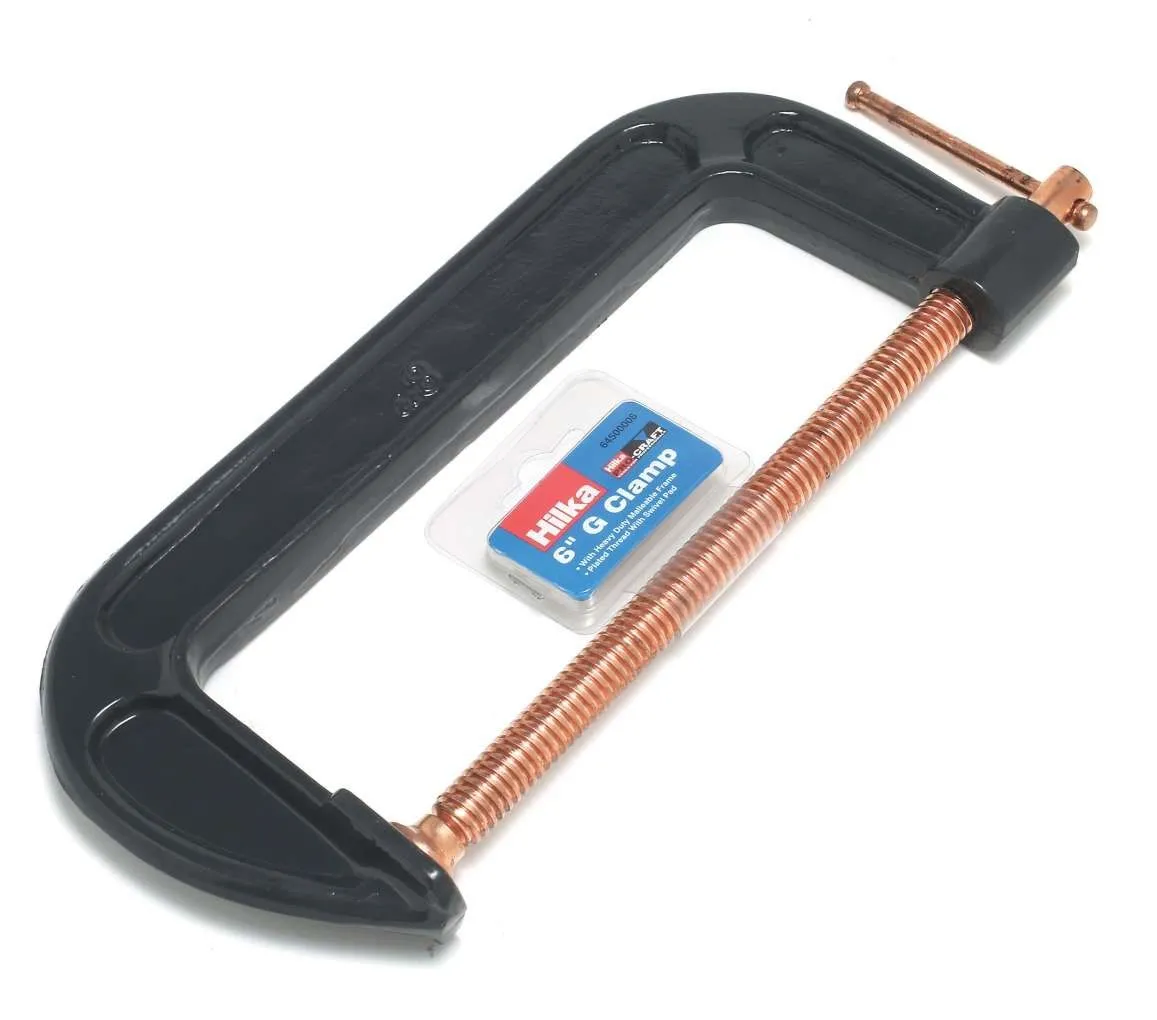 HILKA 6" (150mm) Heavy Duty G Clamp