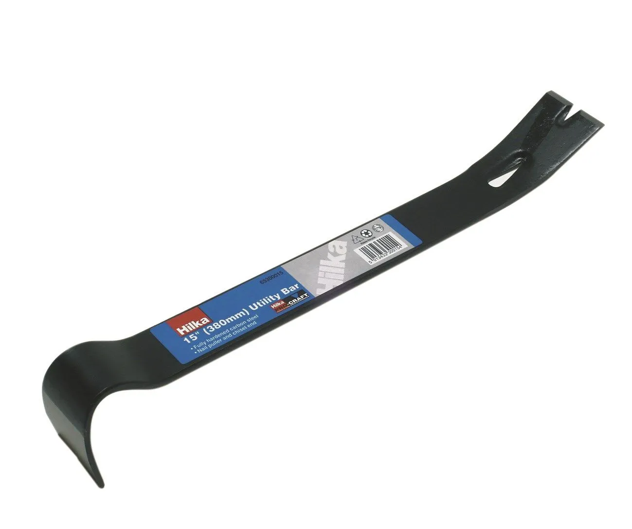 HILKA 15" Utility Bar with Nail Puller & Chisel