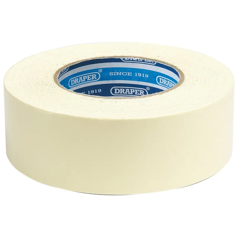 DRAPER Heavy Duty Double Sided Tape, 50m x 50mm