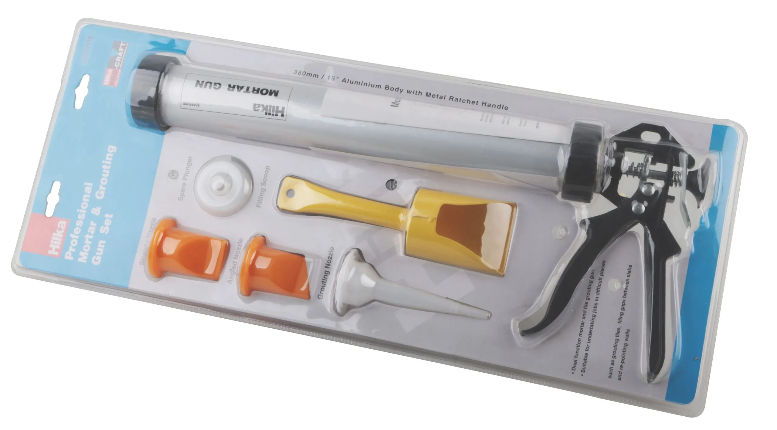 HILKA Professional Mortar & Grouting Gun Set