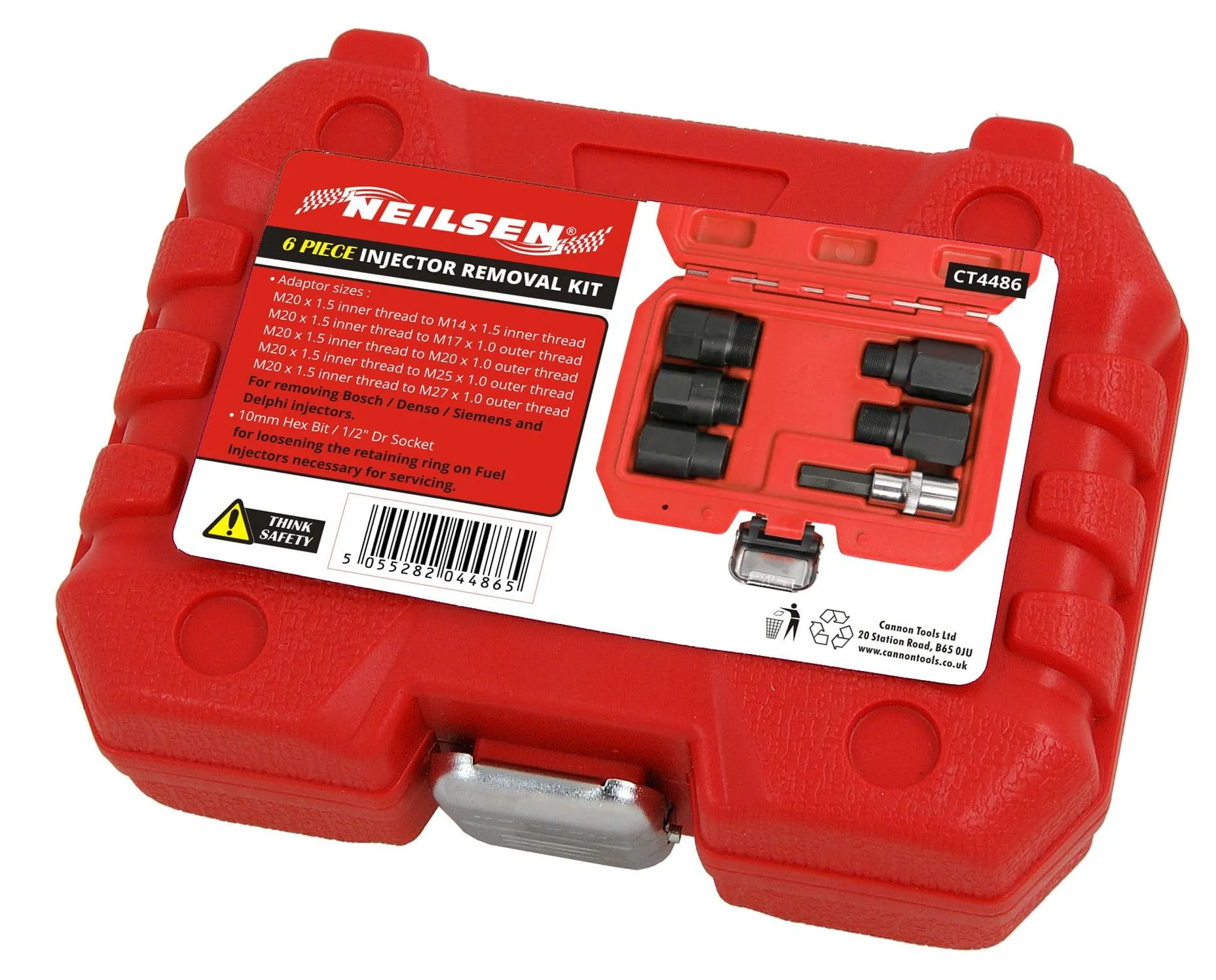 6Pc Injector Removal Extractor Tool Kit Diesel Socket Set