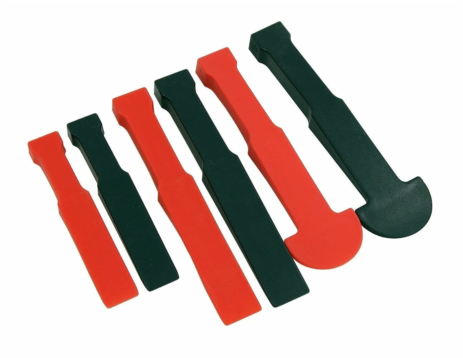 6Pc Plastic Car Trim Wedge Pry Tool Set - Mouldings, Door Panel Etc