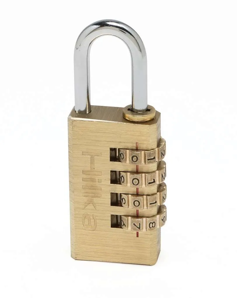 HILKA 30mm Brass Combination Padlock