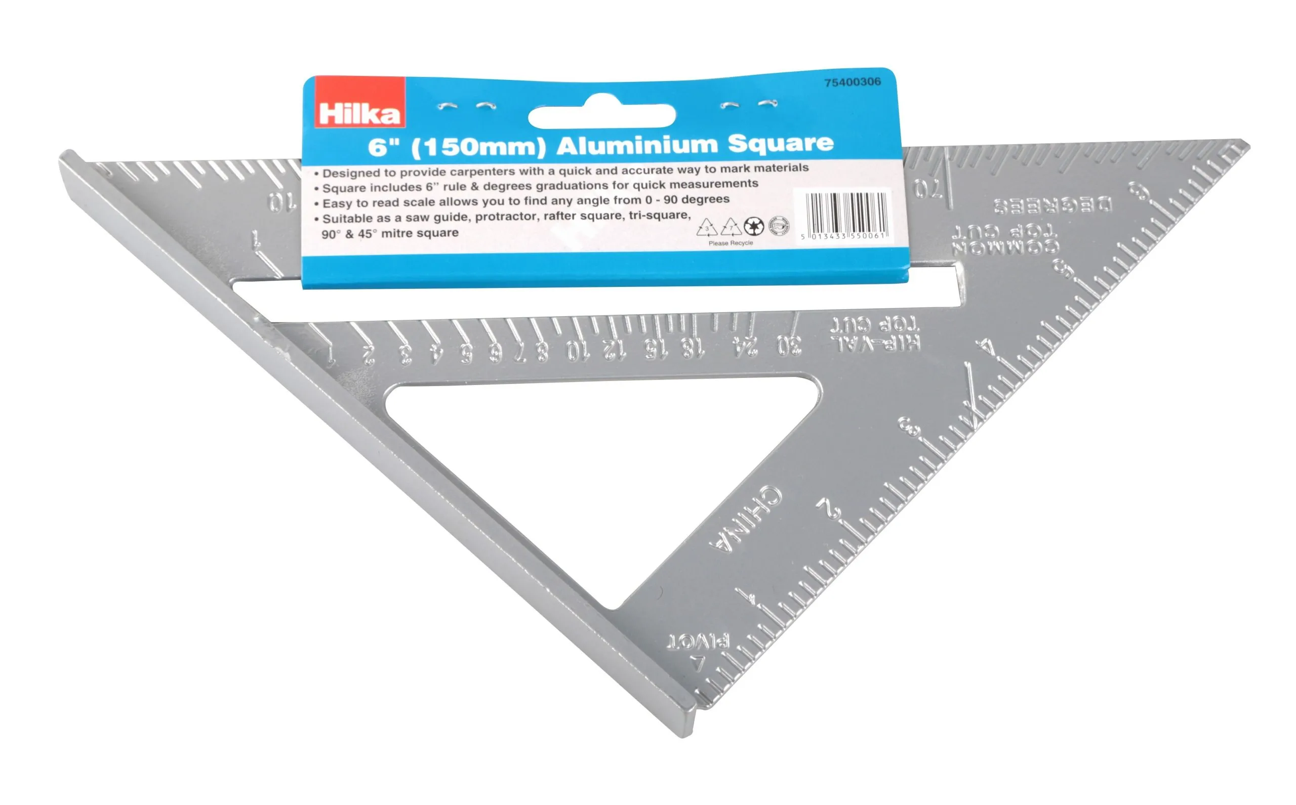 HILKA 6" (150mm) Aluminium Square