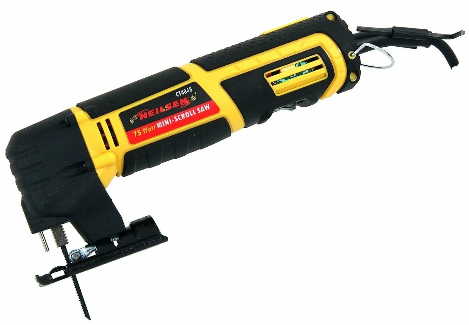 75W Mini Scroll Reciprocating Saw Cutter With Variable For Speed, Wood & Metal