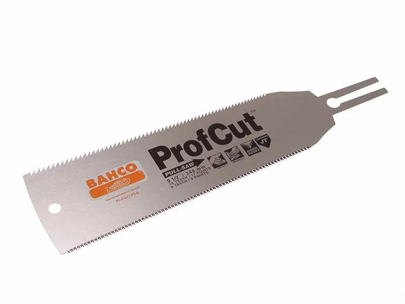 Bahco PC-9-9/17-PS ProfCut Double-Sided Pull Saw Blade, 240mm (9½in), 8.5 & 17