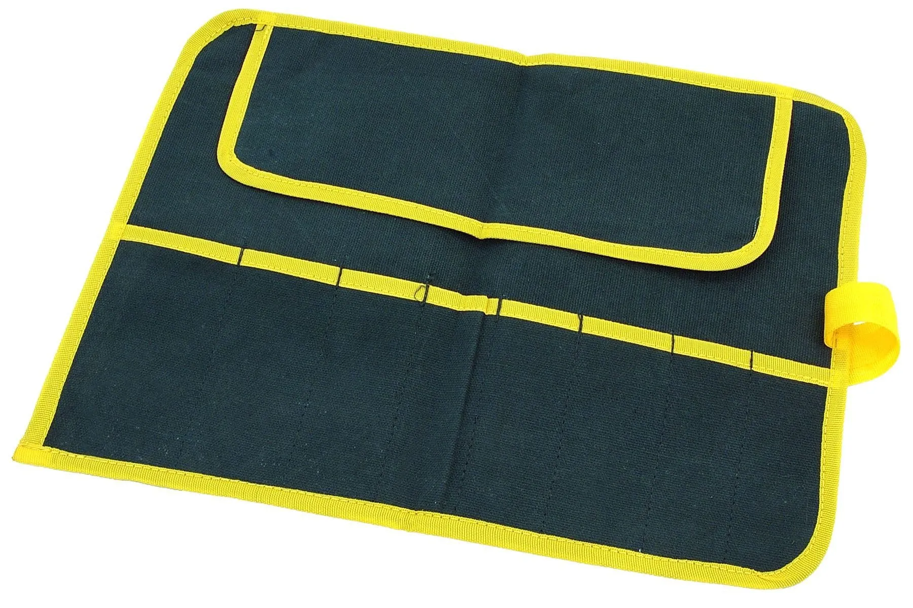 8 Pocket Spanner Wrench Tool Roll Foldable Tool Storage Canvas Bag Case