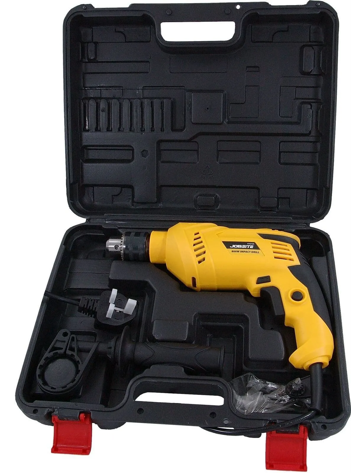 800W 13mm Electric Impact Hammer Drill Screwdriver Driver In Case