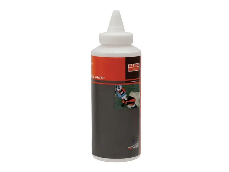 Bahco White Marking Chalk Pour Bottle, 227g
