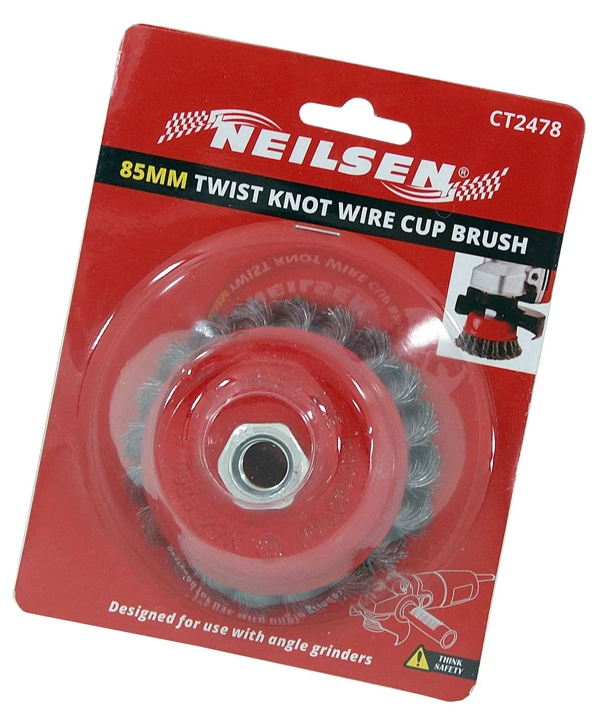 85mm Twist Knot Wire Wheel Cup Brush