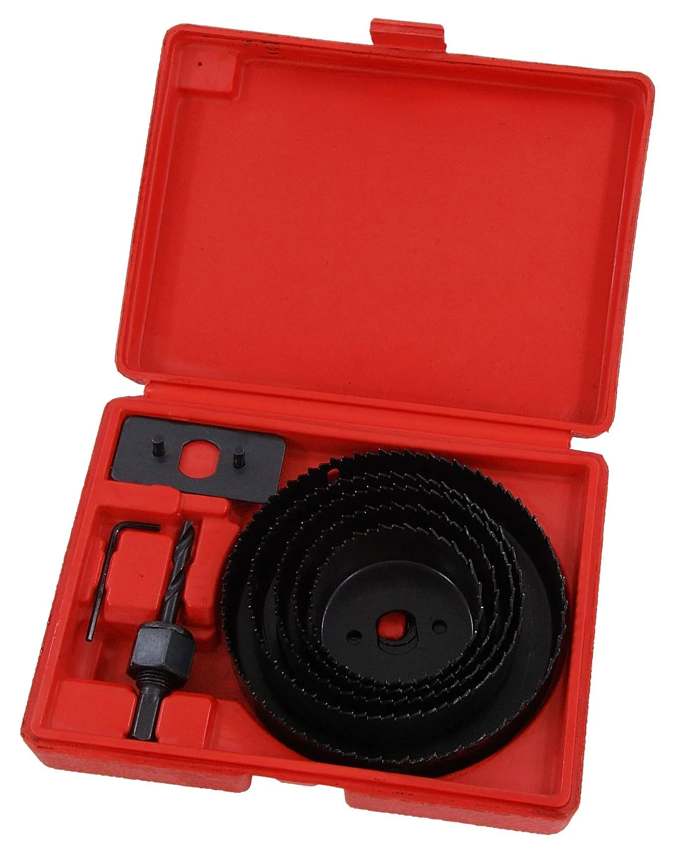 8Pc Hole Saw Cutting Set Kit 19-64mm Wood Metal Alloys