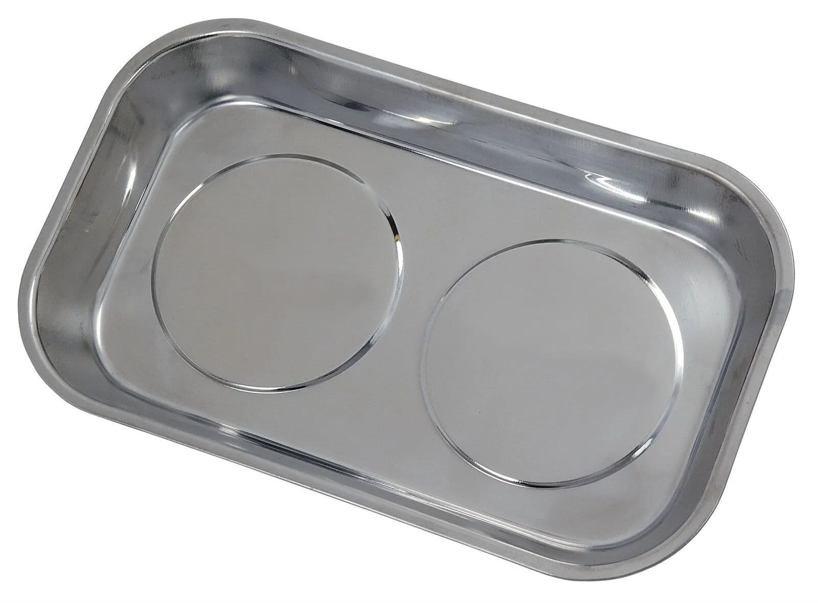 9" X 6" Stainless Steel Magnetic Parts Dish Tray Polished