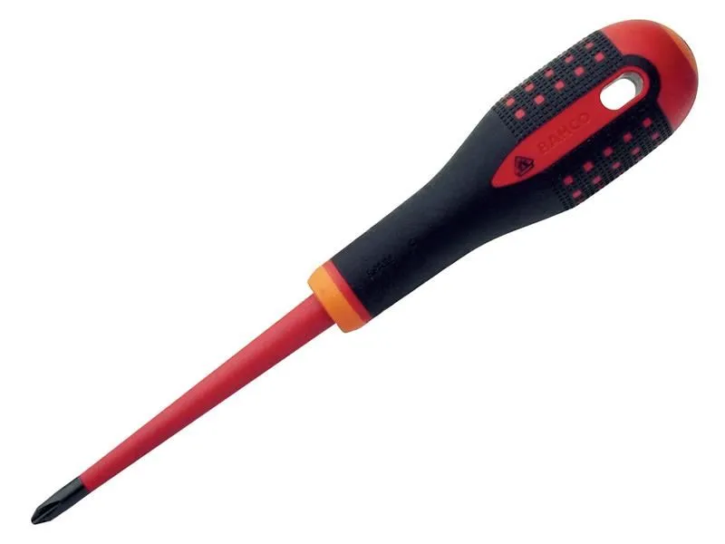Bahco ERGO™ Slim VDE Insulated Phillips Screwdriver PH2, 100mm