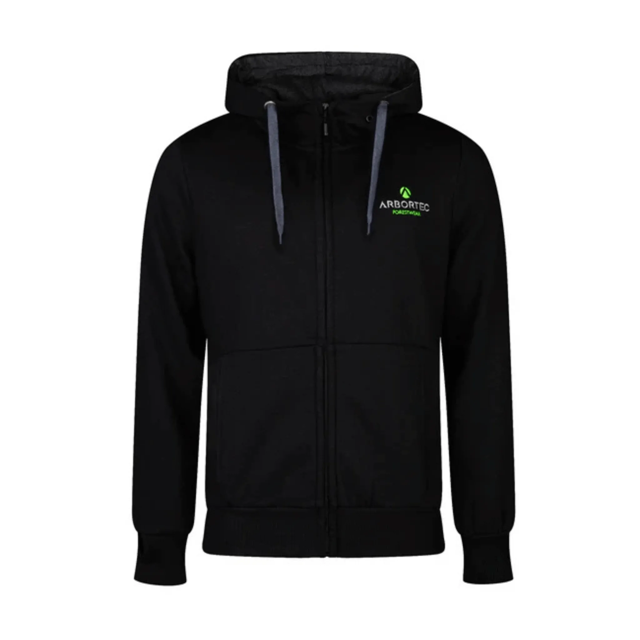 Arbortec Zip Long Sleeve Hoodie Black | Gustharts
