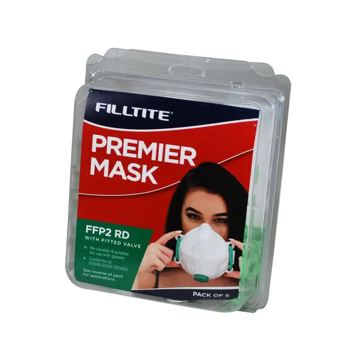 Tembe ffp2 Dust Mask With Valve 5 Pack P13003