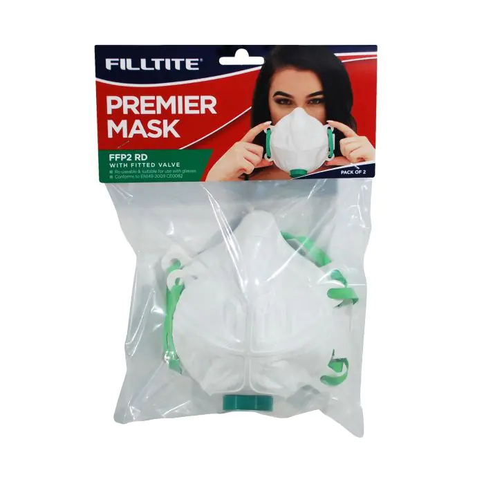 Tembe ffp2 Dust Mask With Valve 2 Pack P13004