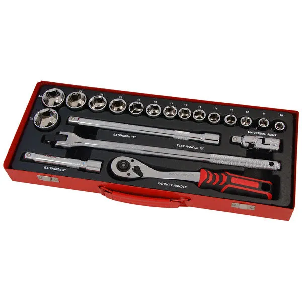 CT2776 - 20pc 1/2in DR Socket and Bit Set