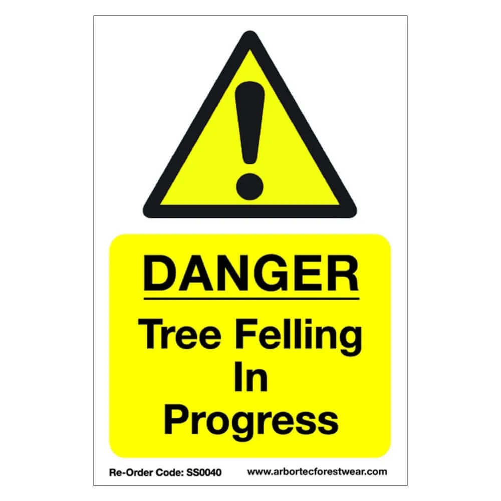Tree Felling PPE Signs | Next Day Delivery
