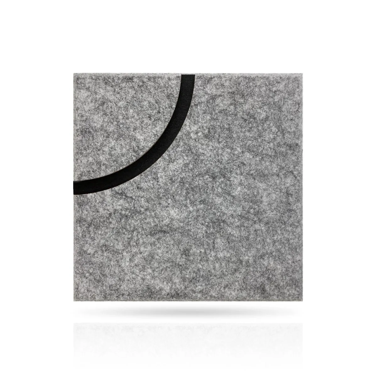 Decorative 3D PET Felt Wall Tiles - SQUARE Deco 40x40