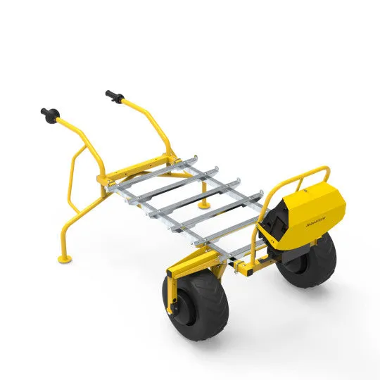Electric Market Garden Double Wheel Wheelbarrow