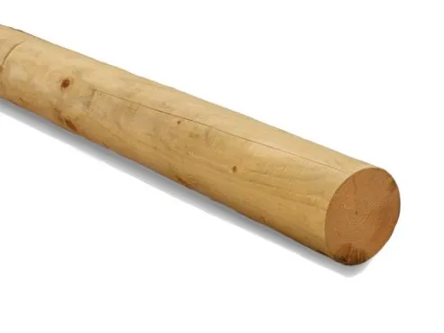 100mm Machine Round Post Blank 3.66 m Green Treated