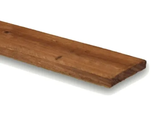 22 x 150 mm Timber Gravel Board 2.4m - Dark Brown Treated