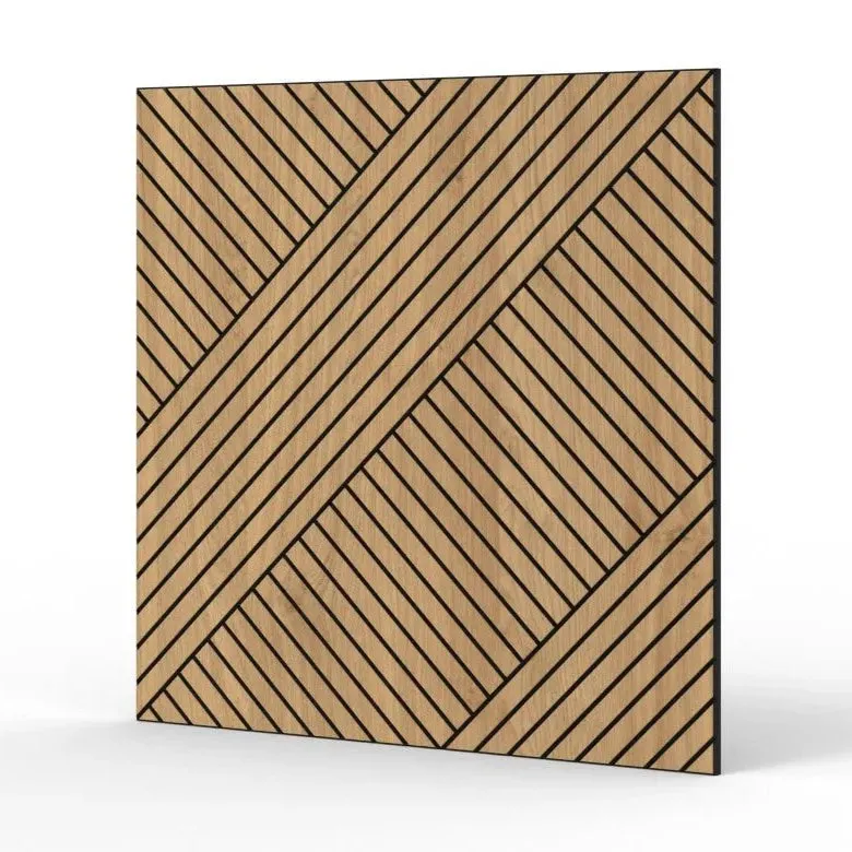 GrooveCraft Milled Acoustic Wall Panels MDF - 1