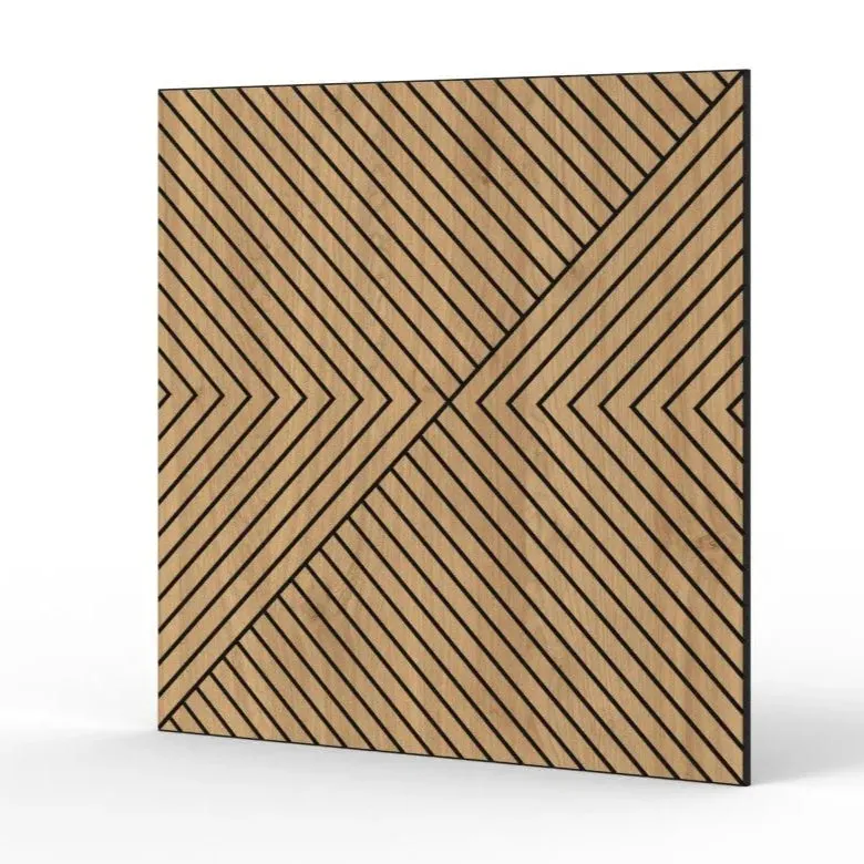 GrooveCraft Milled Acoustic Wall Panels MDF - 2