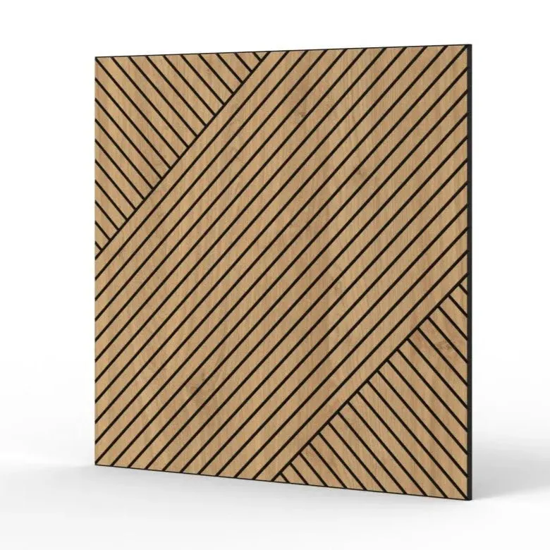 GrooveCraft Milled Acoustic Wall Panels MDF - 5