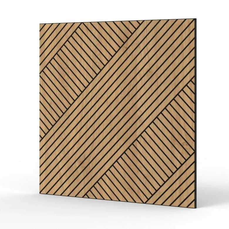 GrooveCraft Milled Acoustic Wall Panels MDF - 6