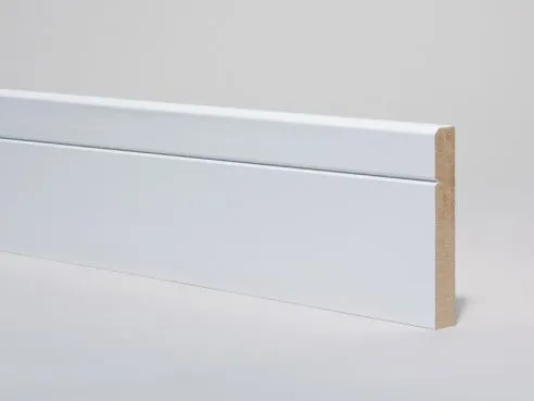 MDF Architrave Chamfered & Grooved 18x68mm White Primed