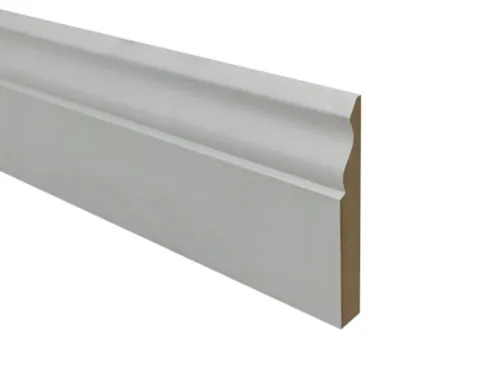 MDF Skirting Board Ogee 1 18x144mm White Primed