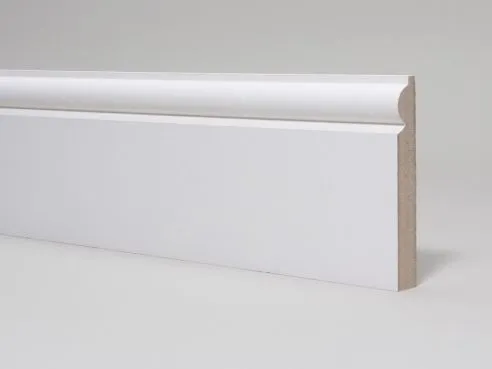MDF Skirting Board Torus 18x168mm White Primed