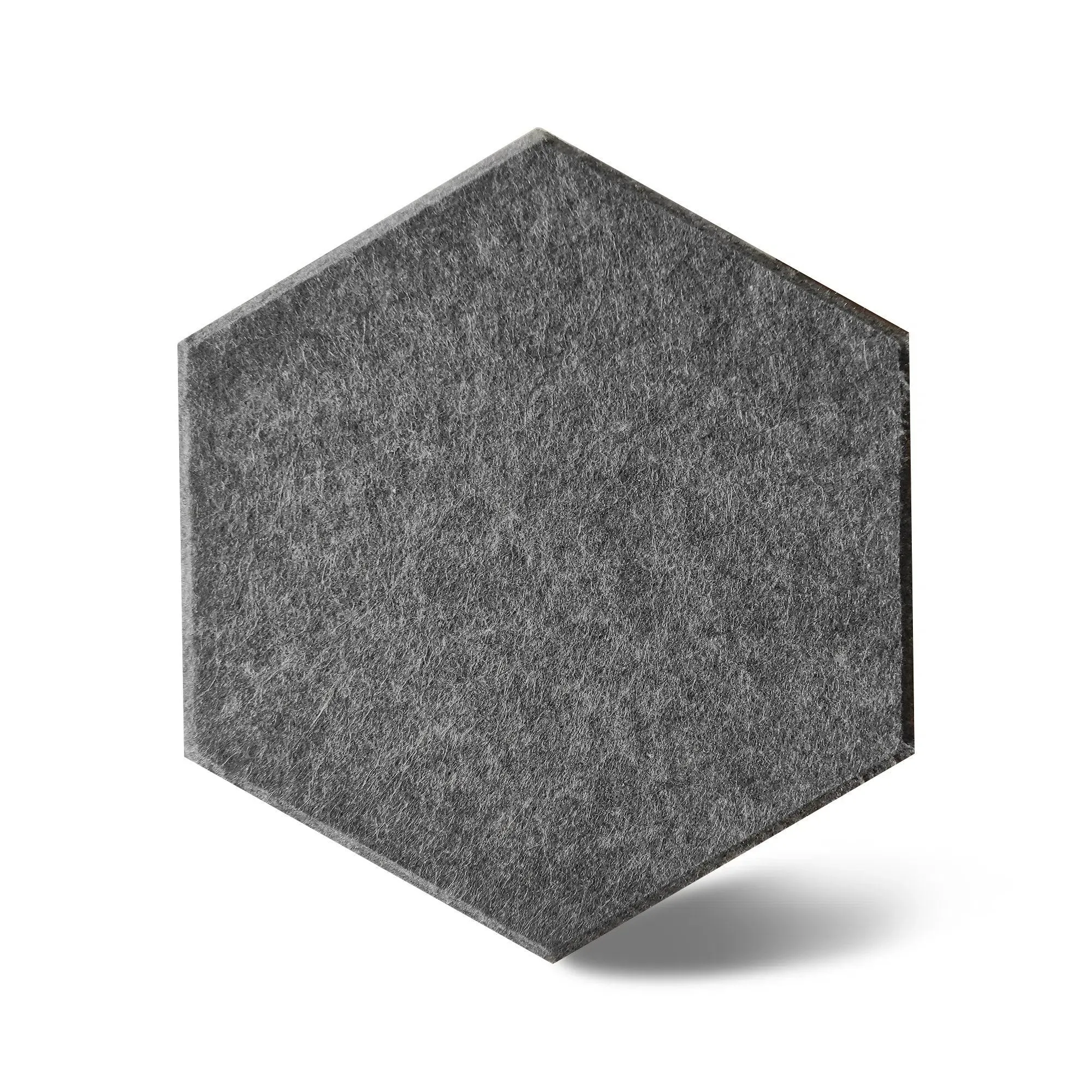 HEXA 3D Felt PET Wall Panels - DARK GREY 3pcs.