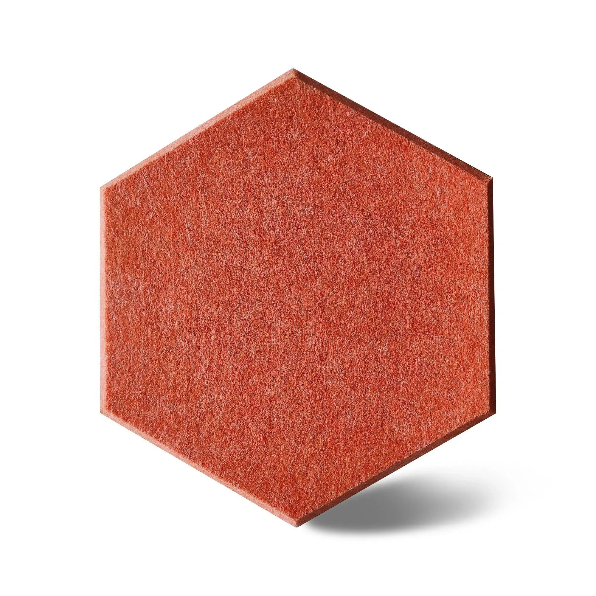 HEXA 3D Felt PET Wall Panels - ORANGE 3pcs.