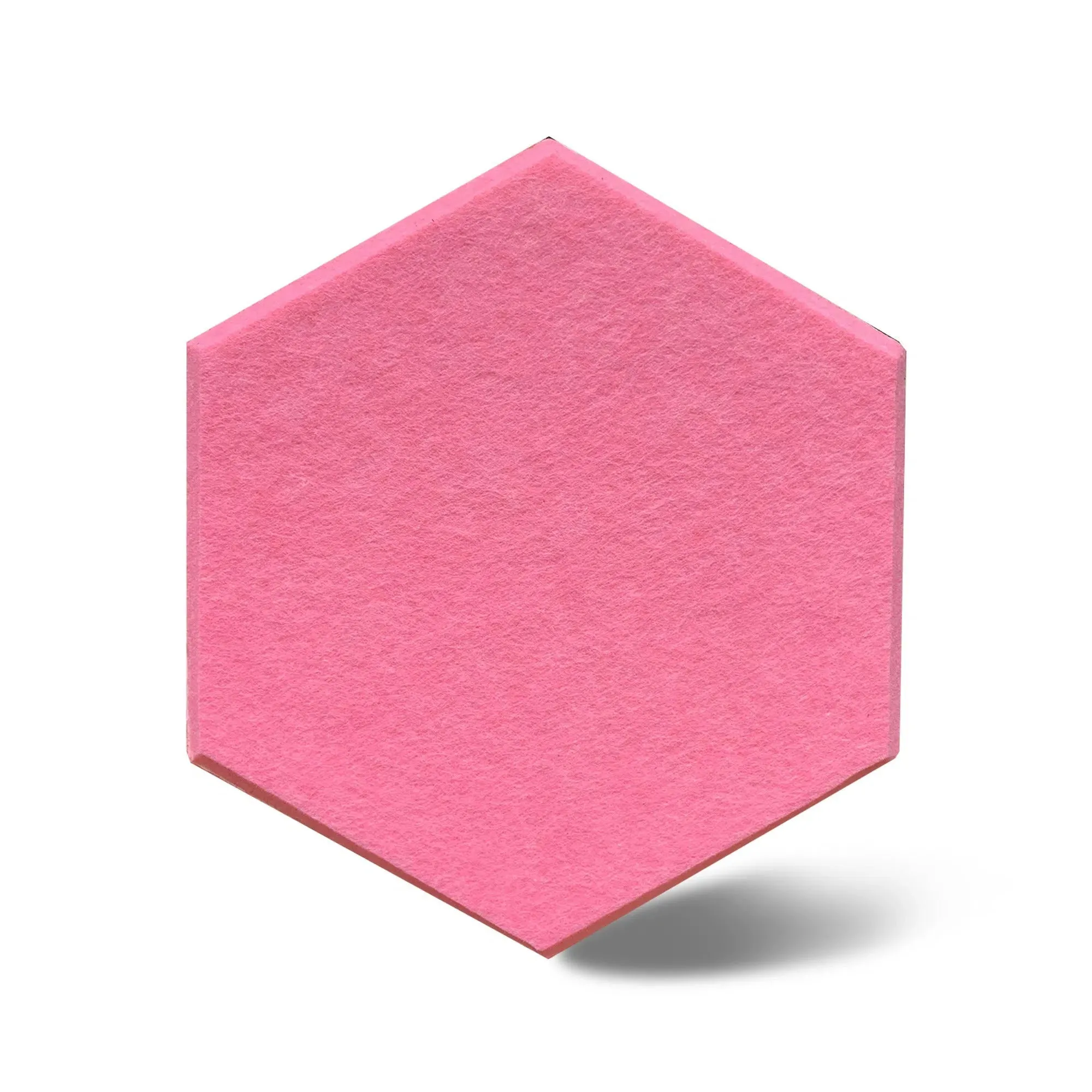 HEXA 3D Felt PET Wall Panels - PINK 3pcs.