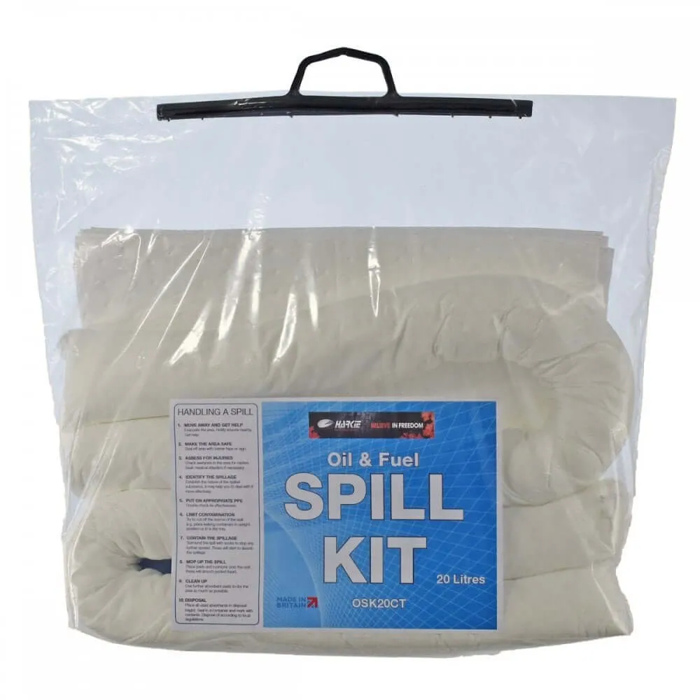 Harkie 20L Oil Spill Kit | Gustharts | Next Day Delivery