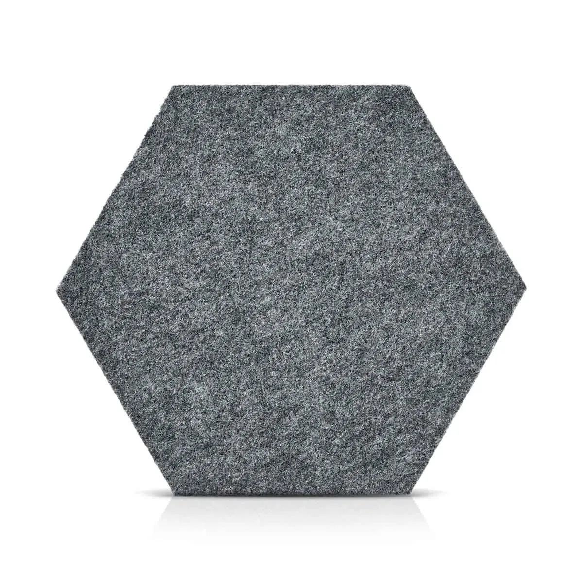 Hexa FLAT Acoustic Felt Wall Panels - GREY Multipack