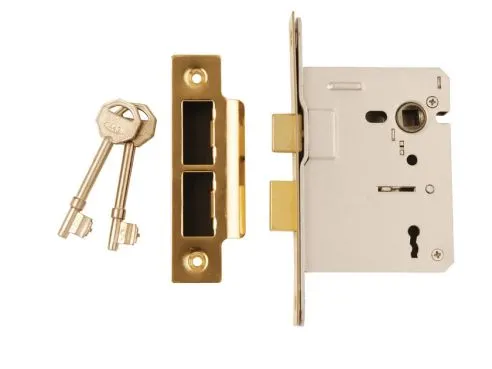 Dale Nickel Plated (NP) 76mm 3L Mortice Sashlock