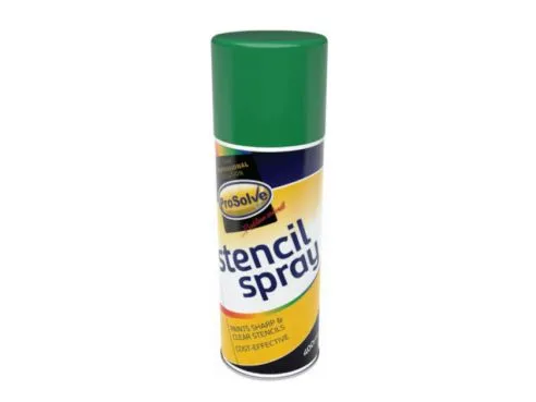 Prosolve Stencil Spray 400 ml Paint Aerosol Green SSG4