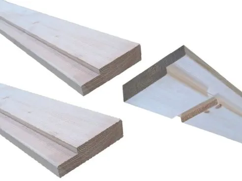 34 x 106 mm Softwood Timber Door Casing Set For 2'6 Door  (2 Legs & 1 Head)