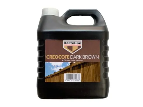 Bartoline Creocote Timber Treatment 4 Litre Dark Formula